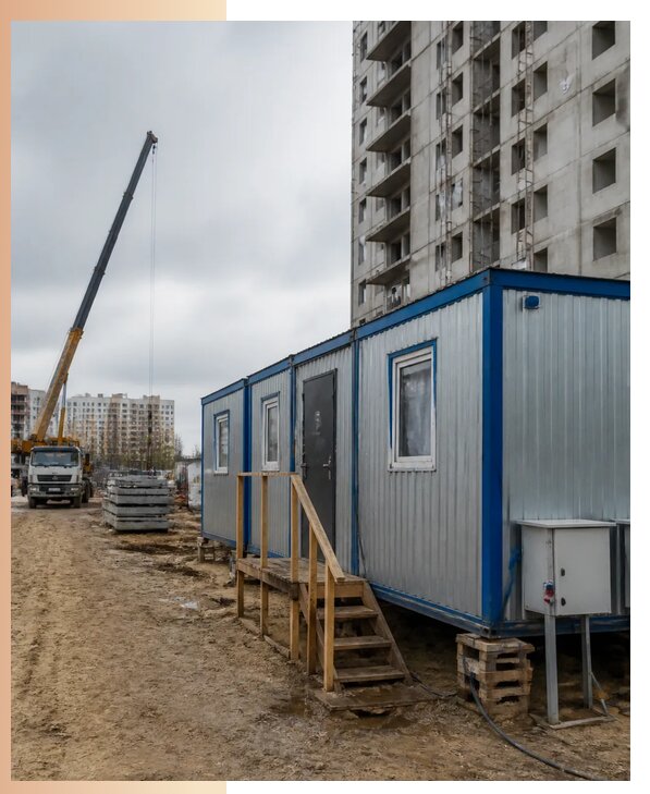 Аренда строительных вагончиков для рабочих в Тулуне